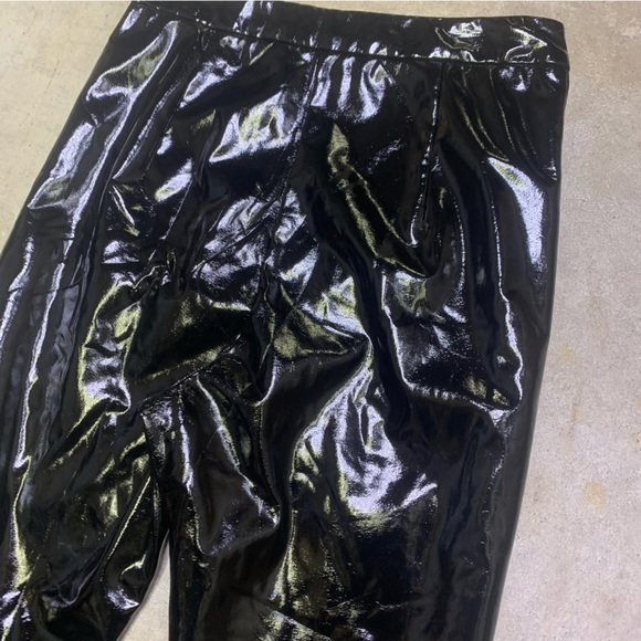Lpa Faux Leather Front Zipper Skinny Pants Size Medium - Picture 5 of 9